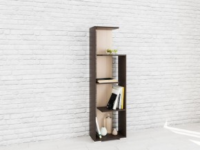 Стеллаж Ромео-6 Дуб молочный/Венге в Покачах - pokachi.mebel24.online | фото