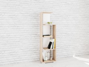 Стеллаж Ромео-6 Дуб сонома/Белый в Покачах - pokachi.mebel24.online | фото