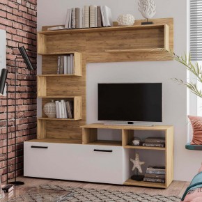 Гостиная Евро (крафт/белый) в Покачах - pokachi.mebel24.online | фото