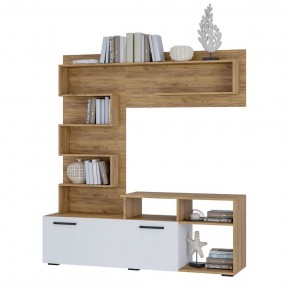 Гостиная Евро (крафт/белый) в Покачах - pokachi.mebel24.online | фото 3