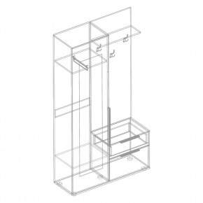 СТИЛ Прихожая (модульная) в Покачах - pokachi.mebel24.online | фото 3