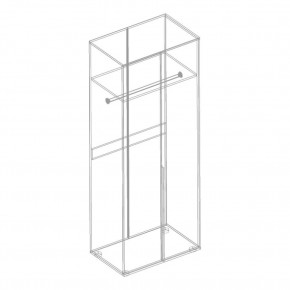 СТИЛ Шкаф 2-ств для одежды в Покачах - pokachi.mebel24.online | фото 2