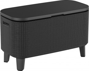Стол Беви Бар (Bevy Bar Large Cool Bar), графит в Покачах - pokachi.mebel24.online | фото 2
