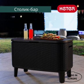 Стол Беви Бар (Bevy Bar Large Cool Bar), коричневый в Покачах - pokachi.mebel24.online | фото 4