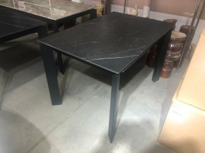 Стол CORNER 120 MATT BLACK MARBLE SOLID CERAMIC / BLACK, ®DISAUR в Покачах - pokachi.mebel24.online | фото 10