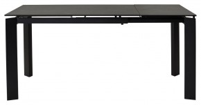 Стол CORNER 120 MATT BLACK MARBLE SOLID CERAMIC / BLACK, ®DISAUR в Покачах - pokachi.mebel24.online | фото 3