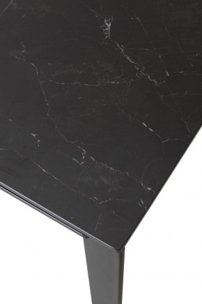 Стол CORNER 120 MATT BLACK MARBLE SOLID CERAMIC / BLACK, ®DISAUR в Покачах - pokachi.mebel24.online | фото 5