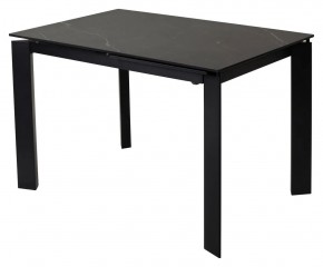 Стол CORNER 120 MATT BLACK MARBLE SOLID CERAMIC / BLACK, ®DISAUR в Покачах - pokachi.mebel24.online | фото 9