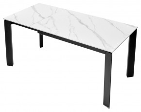 Стол CORNER 120 MATT WHITE MARBLE SOLID CERAMIC / BLACK, ®DISAUR в Покачах - pokachi.mebel24.online | фото 7