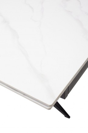 Стол FORIO 160 MATT WHITE MARBLE SOLID CERAMIC / BLACK, ®DISAUR в Покачах - pokachi.mebel24.online | фото 9