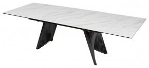 Стол IVAR 180 MARBLES KL-99 Белый мрамор, итальянская керамика, ®DISAUR в Покачах - pokachi.mebel24.online | фото 9