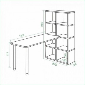 Стол компьютерный Bartolo в Покачах - pokachi.mebel24.online | фото 2