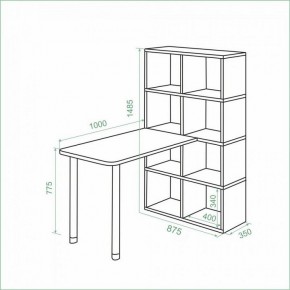 Стол компьютерный Bartolo в Покачах - pokachi.mebel24.online | фото 2