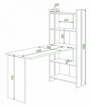 Стол компьютерный Домино Lite СТЛ-ОВ+С120Прям без тумбы в Покачах - pokachi.mebel24.online | фото 2