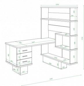 Стол компьютерный Домино нельсон СР-520 в Покачах - pokachi.mebel24.online | фото 2