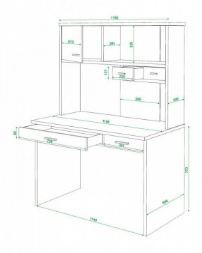 Стол компьютерный Домино СК-60 в Покачах - pokachi.mebel24.online | фото 2