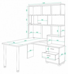 Стол компьютерный Домино СР-420/130 в Покачах - pokachi.mebel24.online | фото 2