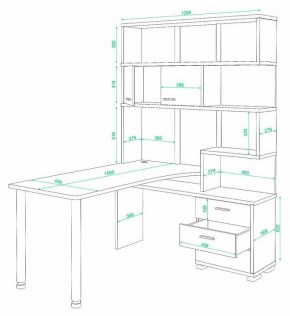 Стол компьютерный Домино СР-420/150 в Покачах - pokachi.mebel24.online | фото 2