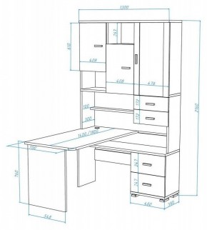 Стол компьютерный Домино СР-620/180 в Покачах - pokachi.mebel24.online | фото 2