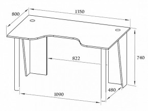 Стол компьютерный КСТ-18 в Покачах - pokachi.mebel24.online | фото 2