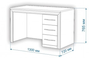 Стол компьютерный Нобиле СтЯ130+НСт130Д в Покачах - pokachi.mebel24.online | фото 3