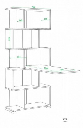 Стол компьютерный СЛ-5СТ в Покачах - pokachi.mebel24.online | фото 2