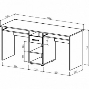 Стол письменный Остин в Покачах - pokachi.mebel24.online | фото 3