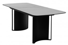 Стол RASMUS 160 TL-45 Белый мрамор, испанская керамика / черный каркас, ®DISAUR в Покачах - pokachi.mebel24.online | фото 4