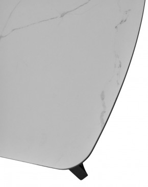 Стол RASMUS 160 TL-45 Белый мрамор, испанская керамика / черный каркас, ®DISAUR в Покачах - pokachi.mebel24.online | фото 6