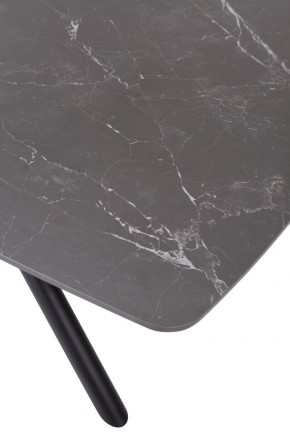 Стол RIVOLI 140 MATT BLACK MARBLE SOLID CERAMIC / BLACK, ®DISAUR в Покачах - pokachi.mebel24.online | фото 10