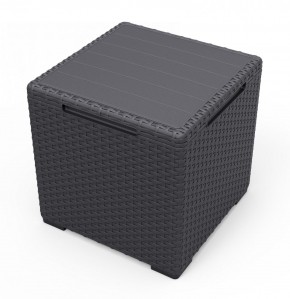 Стол с функцией хранения Виго (Vigo storage box) графит в Покачах - pokachi.mebel24.online | фото 2