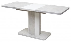 Стол STORK 120 Белый бетон/ Белый М-City в Покачах - pokachi.mebel24.online | фото 1