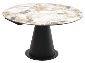 Стол TERAMO 135 GLOSS GRAND JADE SOLID CERAMIC, керамика, поворотн.механизм / Черный каркас, ®DISAUR в Покачах - pokachi.mebel24.online | фото 15