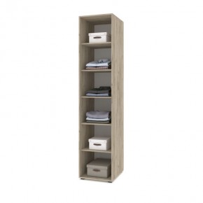 СТОУН С13 Шкаф-пенал (дуб золотой/графит) в Покачах - pokachi.mebel24.online | фото 3