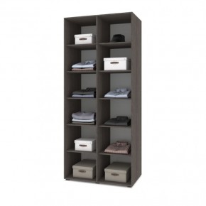 СТОУН С23 Шкаф 2-х створчатый (анкор темный/анкор светлый) в Покачах - pokachi.mebel24.online | фото 3