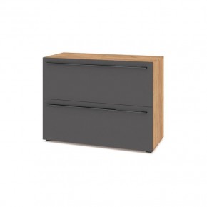 СТОУН С81 Комод (золотой дуб/графит) в Покачах - pokachi.mebel24.online | фото 1
