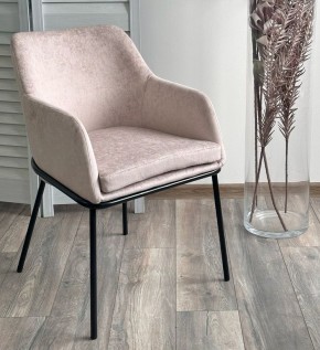 Стул АЛИСТЕР, цвет RAIN 2 какао велюр / черный каркас М-City в Покачах - pokachi.mebel24.online | фото 3