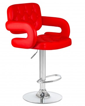 Стул барный DOBRIN TIESTO, красный в Покачах - pokachi.mebel24.online | фото 2