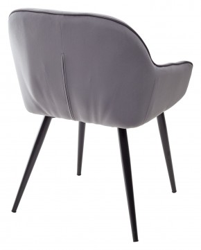 Стул BREEZE BLUVEL-14 GREY, велюр / черный каркас М-City в Покачах - pokachi.mebel24.online | фото 2