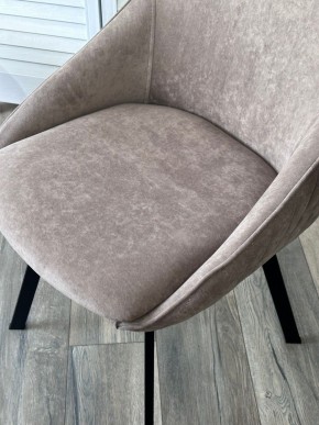 Стул CASA, 360 град. поворот. B5 Капучино, велюр / черный каркас,М-City в Покачах - pokachi.mebel24.online | фото 3