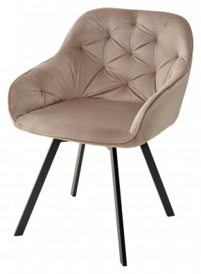 Стул GALE 360 град. поворот. BLUVEL-40 BEIGE, велюр/ черный каркас, М-City в Покачах - pokachi.mebel24.online | фото 1