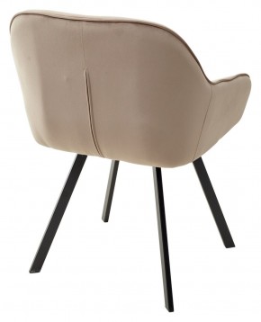 Стул GALE 360 град. поворот. BLUVEL-40 BEIGE, велюр/ черный каркас, М-City в Покачах - pokachi.mebel24.online | фото 4