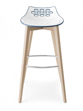 Стул JAM W CB/1487, ash.P12 smoke/ P799-P12P WHITE/ GLOSSY SKY BLUE в Покачах - pokachi.mebel24.online | фото