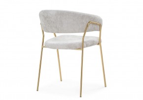 Стул на металлокаркасе Kamelia 1 light gray fabric / gold в Покачах - pokachi.mebel24.online | фото 5