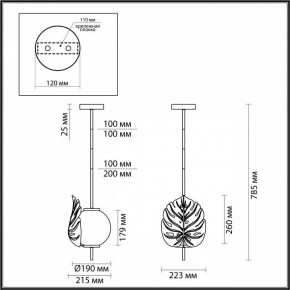 Светильник на штанге Odeon Light Jungle 4865/1 в Покачах - pokachi.mebel24.online | фото 3