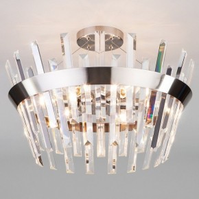 Светильник на штанге TK Lighting Steccato 10111/5 сатин-никель/прозрачный хрусталь Strotskis в Покачах - pokachi.mebel24.online | фото 1