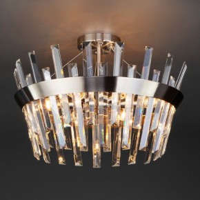 Светильник на штанге TK Lighting Steccato 10111/5 сатин-никель/прозрачный хрусталь Strotskis в Покачах - pokachi.mebel24.online | фото 2