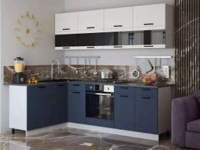ТЕХНО Кухонный гарнитур угловой 2,4х1,6 м Компоновка №4 в Покачах - pokachi.mebel24.online | фото 2