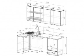 ТЕРЦИЯ Кухонный гарнитур Стандарт (1600 мм) в Покачах - pokachi.mebel24.online | фото 2