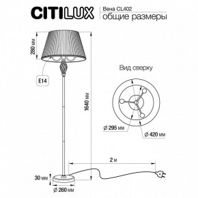 Торшер Citilux Вена CL402920 в Покачах - pokachi.mebel24.online | фото 5